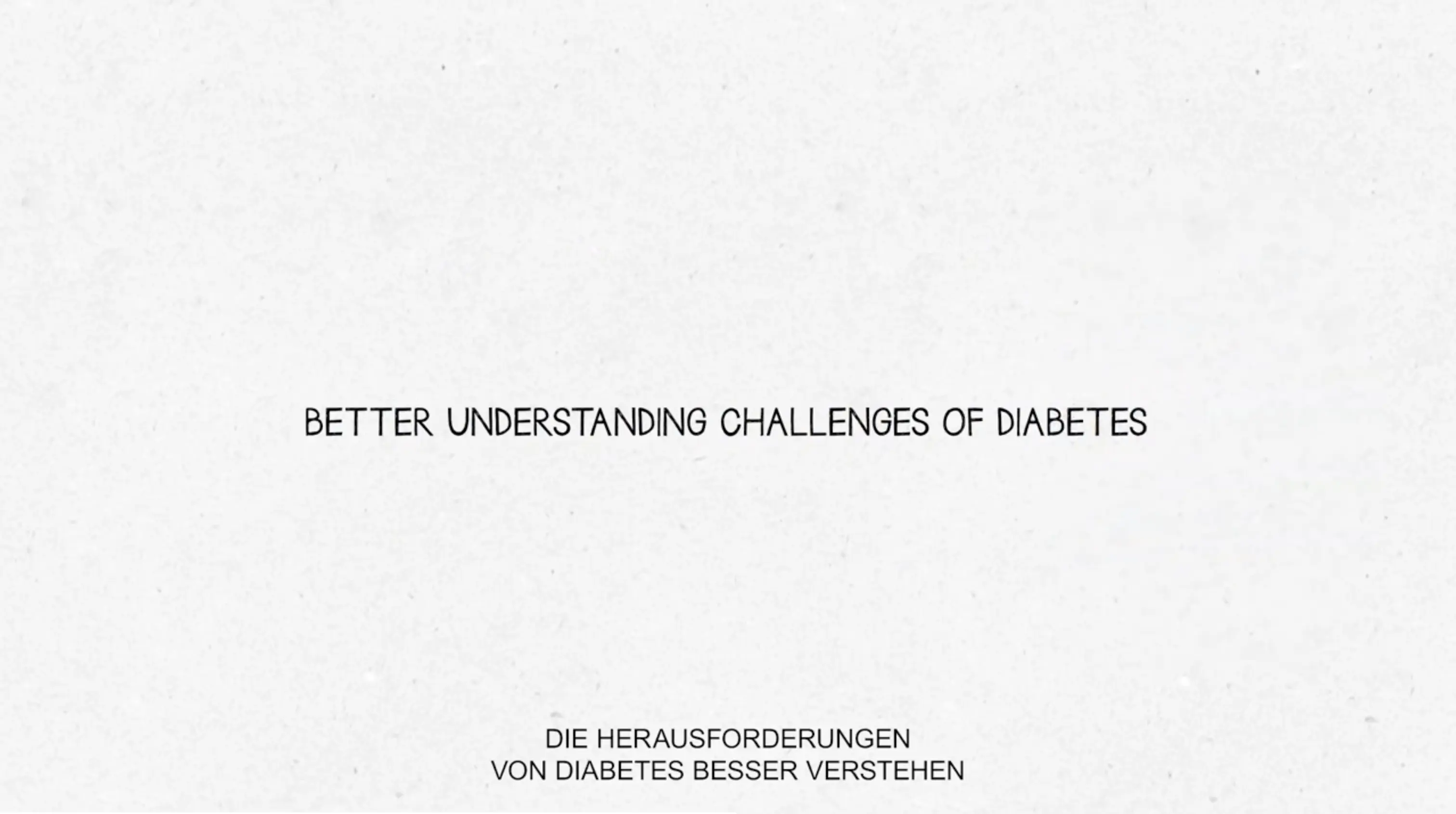 Video 6: Die Herausforderung von Diabetes besser verstehen